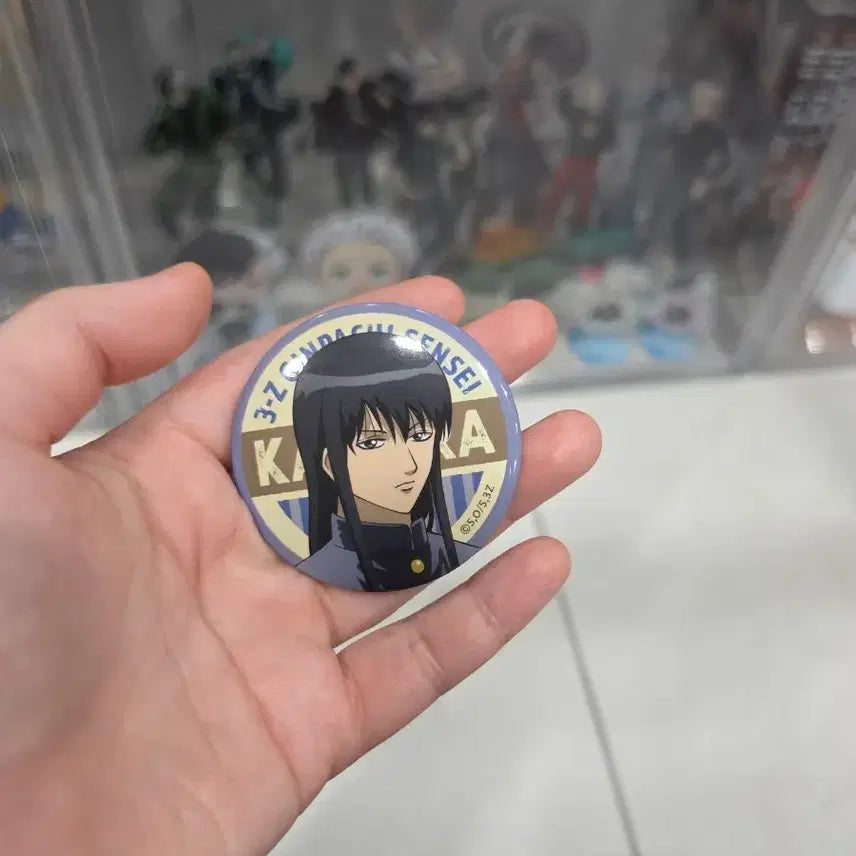 [BUNJANG] Gintama Katsura Can Badge / 은혼 카츠라 캔뱃지