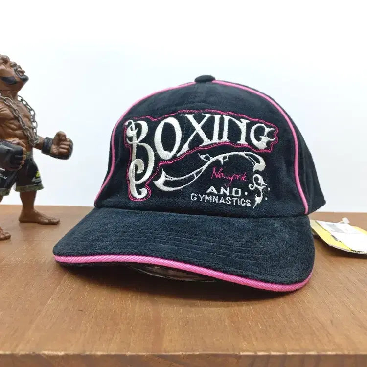 [BUNJANG] Everlast Boxing Fighter Embroidered Color Block Ball Cap Retro Street Black / [새상품] Y2K 에버라스트 복싱 ufc 파이터 볼캡 레트로 스트릿 블랙