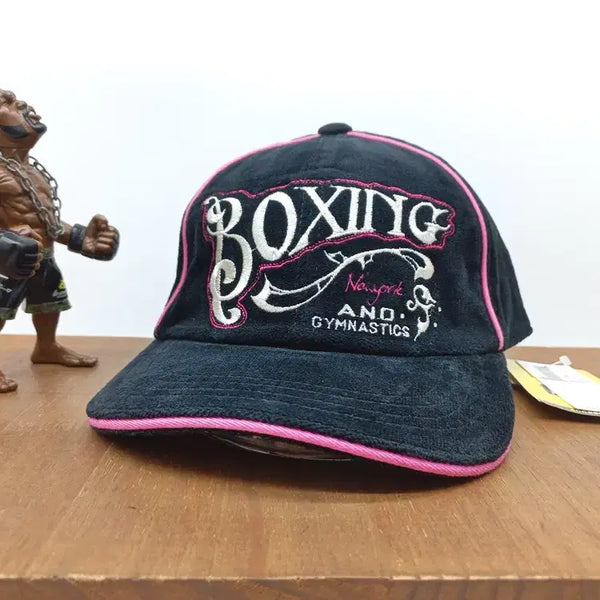 [BUNJANG] Everlast Boxing Fighter Embroidered Color Block Ball Cap Retro Street Black / [새상품] Y2K 에버라스트 복싱 ufc 파이터 볼캡 레트로 스트릿 블랙