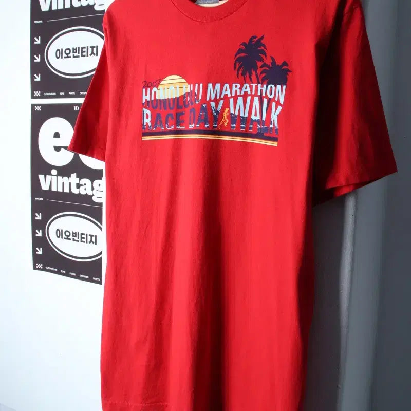 [BUNJANG] Nike Honolulu Marathon Short Sleeve T-Shirt (00s) / (S-L) 나이키 반팔 티셔츠 00S년대 호놀룰루 마라톤-H34641