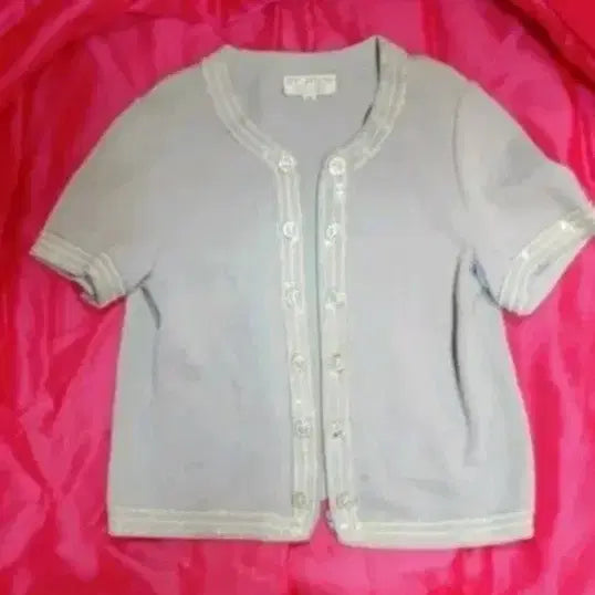 [BUNJANG] ST. JOHN EVENING by Marie Gray Beaded Knit Cardigan Size 14 (95-97) / 센존 니트 95