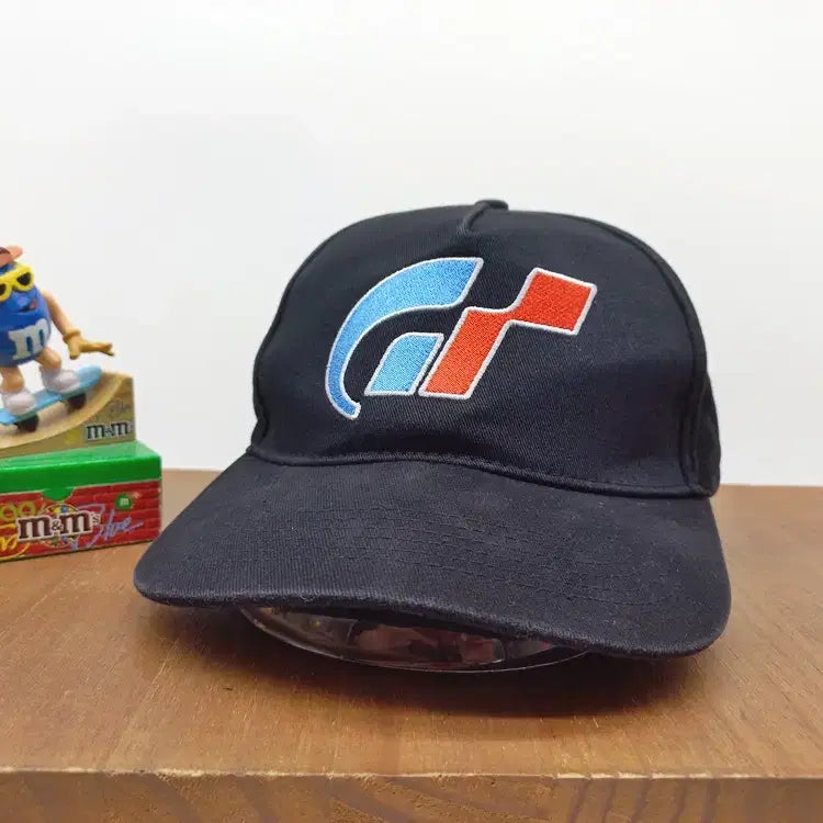 [BUNJANG] Gran Turismo GT Logo Embroidered Racing Ball Cap / 그란투리스모 영화 굿즈 GT 로고 자수 레이싱 볼캡 모자 블랙