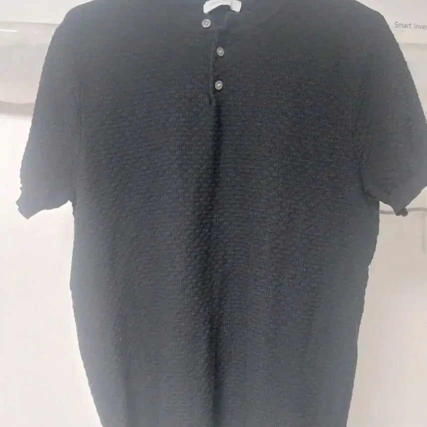 [BUNJANG] Black Short-Sleeve T-Shirt Muscle Fit / 반팔 검정 티 간지 머슬핏도 좋음