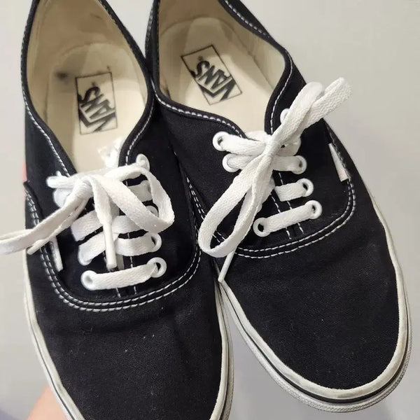 [BUNJANG] Vans Authentic Black Sneakers / 반스 어센틱 블랙 스니커즈