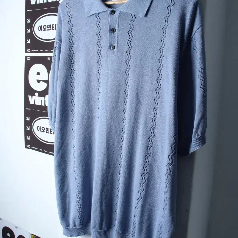 [BUNJANG] Dimitri Black Short Sleeve Polo T-Shirt (XL-3XL) / (2XL-3XL) 디미트리블랙 반팔 카라 티셔츠 빅사이즈-H34653
