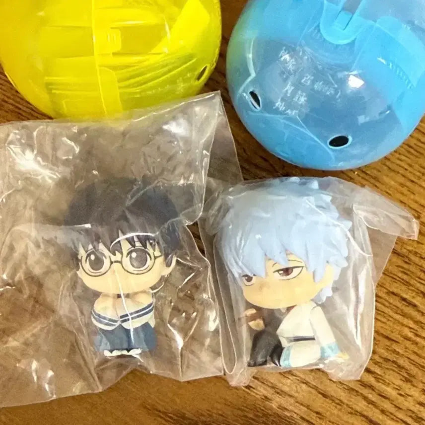 [BUNJANG] Gintama Machiboke Gacha Figures (Shinpachi, Gintoki) - Set of 2 / 은혼 마치보케(신파치, 긴토키)