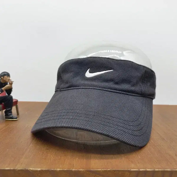 [BUNJANG] Nike Dri-FIT Golf Tennis Sun Cap Visor - Black / 나이키 드라이핏 골프 테니스 썬캡 모자 선바이저 블랙