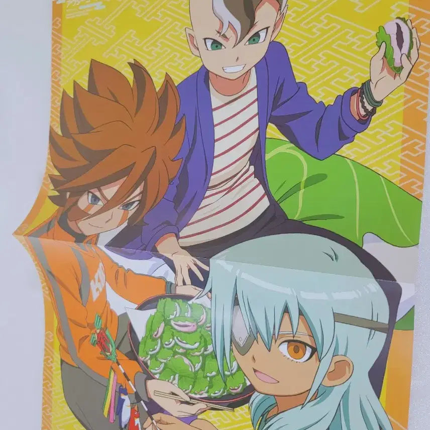 [BUNJANG] Inazuma Eleven Teikoku Gakuen Magazine Pin-up Poster / 이나즈마 일레븐 이나이레 제국중 잡지 핀업 포스터