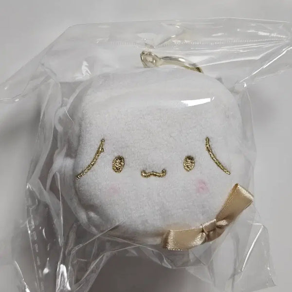 [BUNJANG] Sanrio Cinnamoroll Gold Mini Square Pouch Keychain / 산리오 시나모롤 골드 미니 스퀘어 파우치 키링