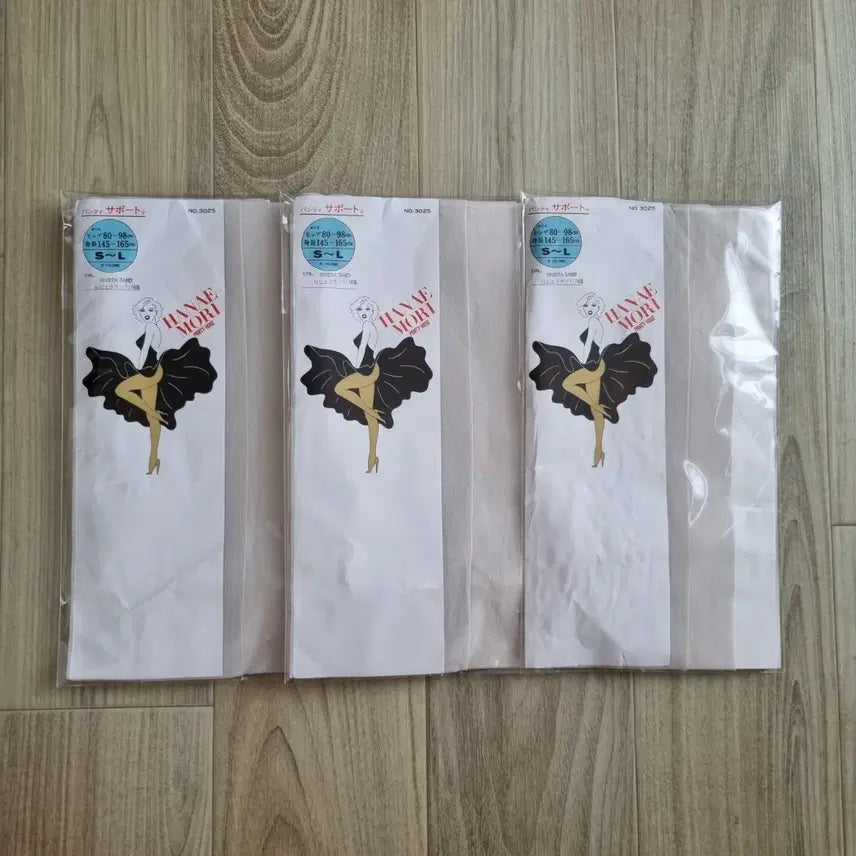 [BUNJANG] Hanaemori Pantyhose 3-Pack / 일본 하나에모리 팬티스타킹 3장 일괄