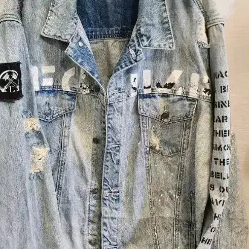 [BUNJANG] Civil Regime Denim Jacket XL / 시빌 레짐 데님 자켓 XL