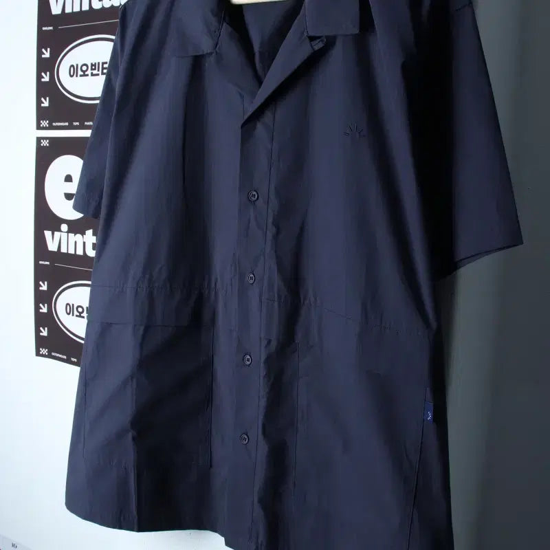 [BUNJANG] Havehad Short Sleeve Collar T-Shirt / (L-XL) 해브해드 반팔 카라 티셔츠 셔츠 남방 포켓-H34676