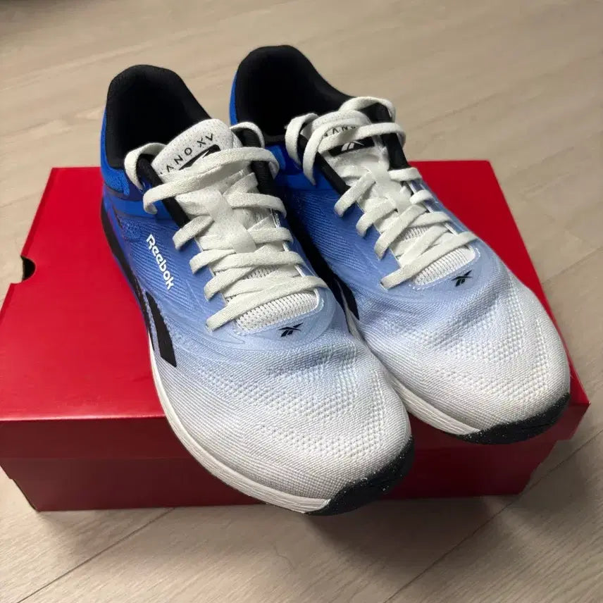 [BUNJANG] Reebok Nano X5 White/Blue Training Shoes (Size 265) / 리복 나노X5 화이트블루 265