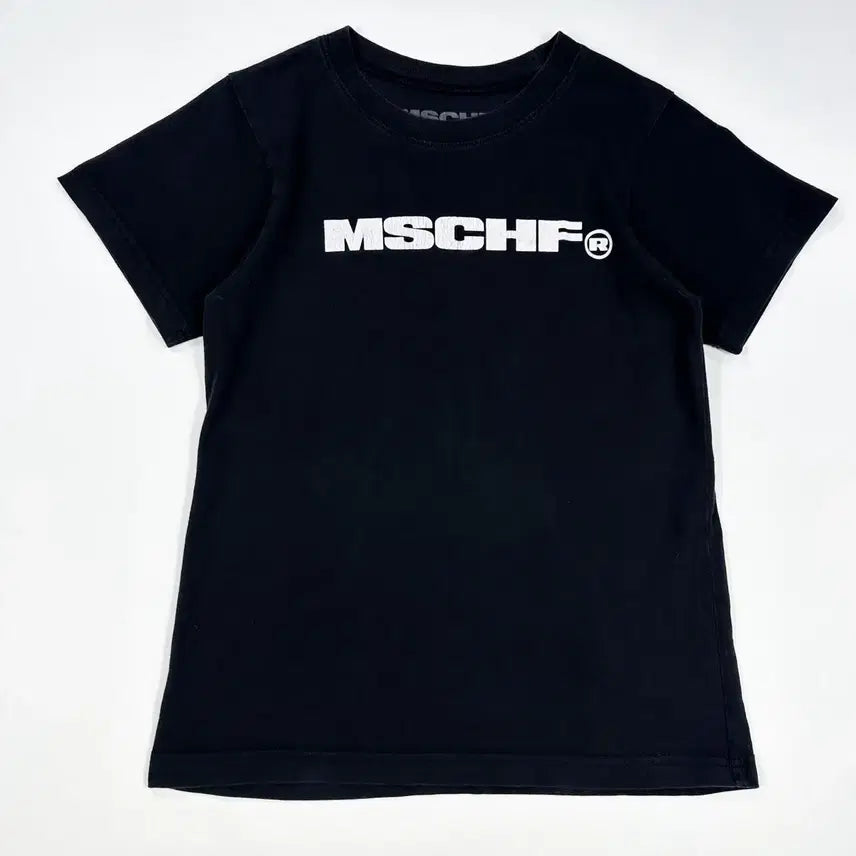 [BUNJANG] Mischief Spellout Basic Short Sleeve T-Shirt Black / (여성Free) 미스치프 여성 스펠아웃 베이직 반팔티 블랙