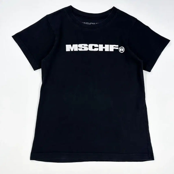 [BUNJANG] Mischief Spellout Basic Short Sleeve T-Shirt Black / (여성Free) 미스치프 여성 스펠아웃 베이직 반팔티 블랙