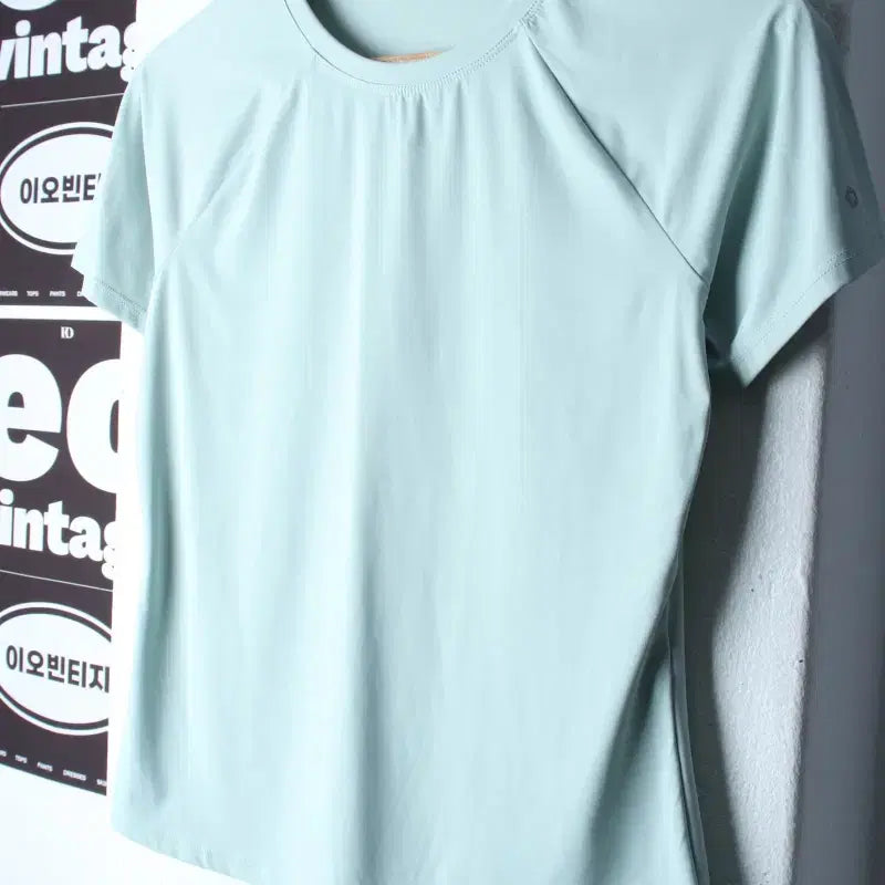 [BUNJANG] Mulawear Basic Short-Sleeve T-Shirt, Light Green / (L) 뮬라웨어 반팔 티셔츠 기능성 연그린 무지-H34756