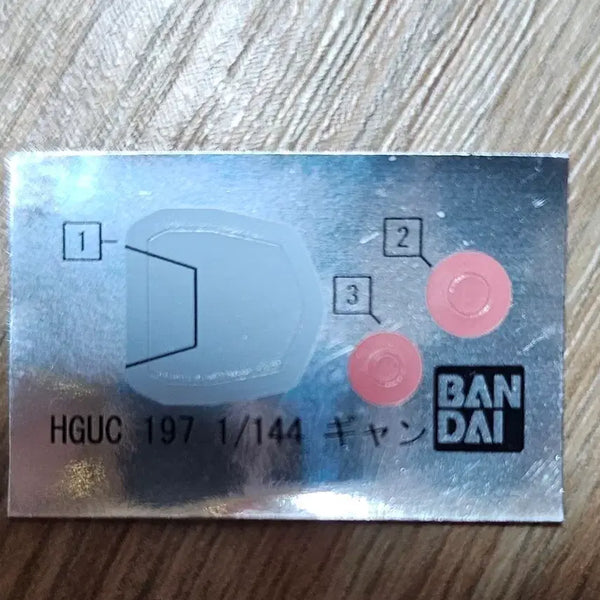 [BUNJANG] HGUC 197 1/144 GYAN Revive Foil Seal / HG 걍 리바이브 호일 씰