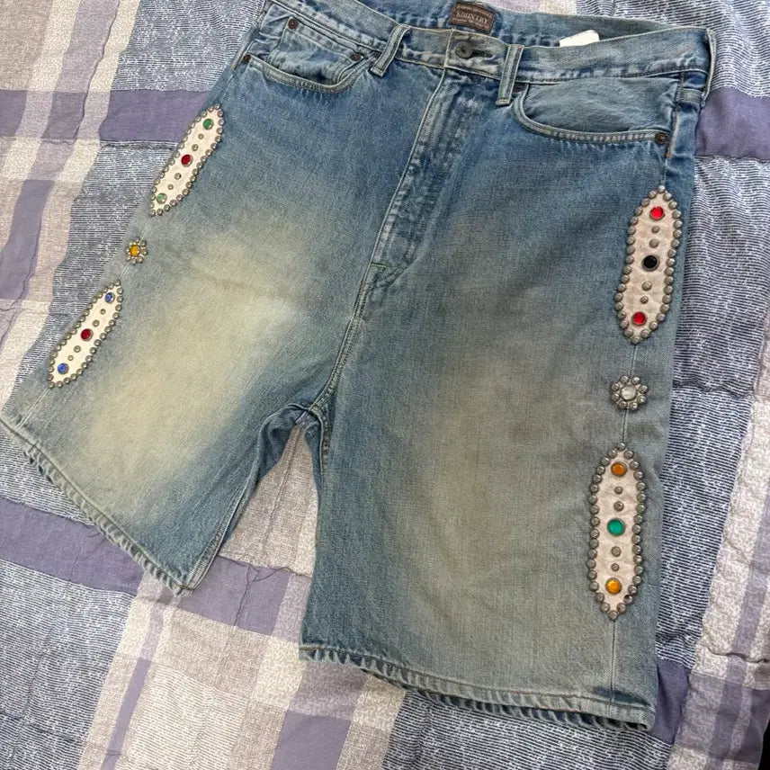 [BUNJANG] Kapital Gemstone Short Pants / 캐피탈 잼스톤 쇼트팬츠 판매합니다. [36]