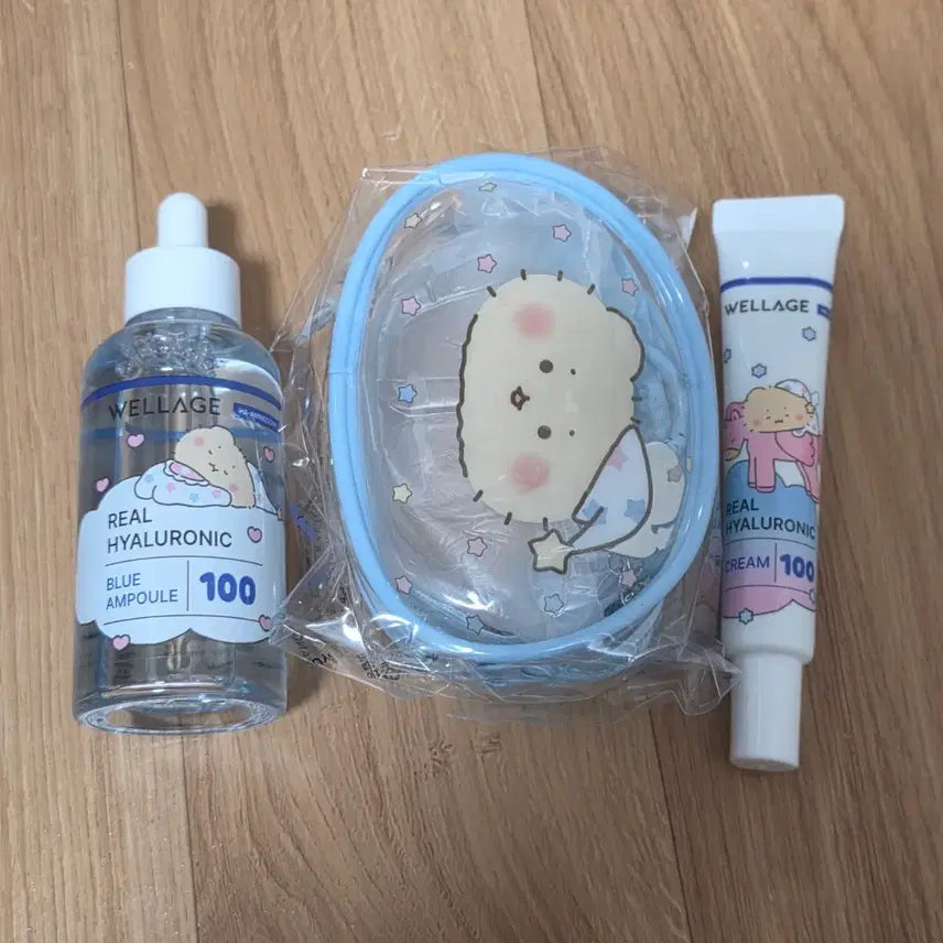 [BUNJANG] Wellage Hyaluronic Blue Ampoule 75ml Mang-Gom Edition / 웰라쥬 히알루로닉 블루 앰플 75ml 망곰에디션