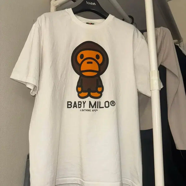 [BUNJANG] A Bathing Ape Baby Milo T-Shirt White L / 베이프 베이비 마일로 티셔츠 화이트 L