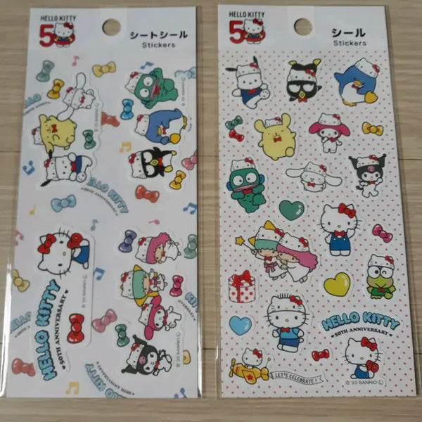 [BUNJANG] Hello Kitty 50th Anniversary Sticker / 헬로키티 50주년 기념 스티커