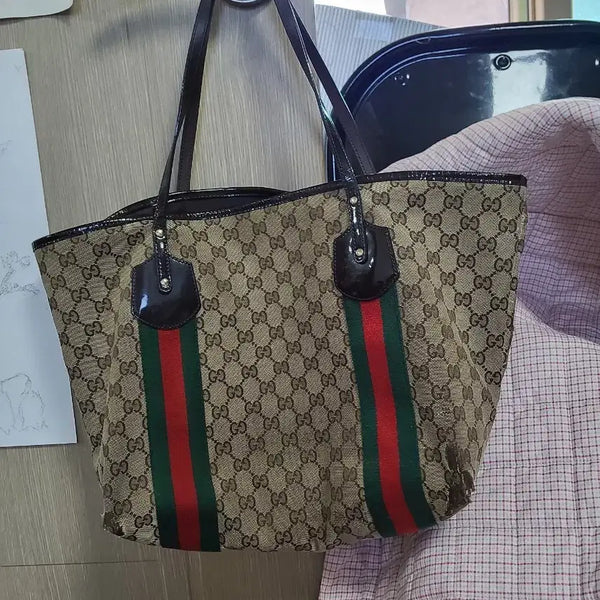[BUNJANG] Gucci GG Logo Tote Bag / 구찌 가방