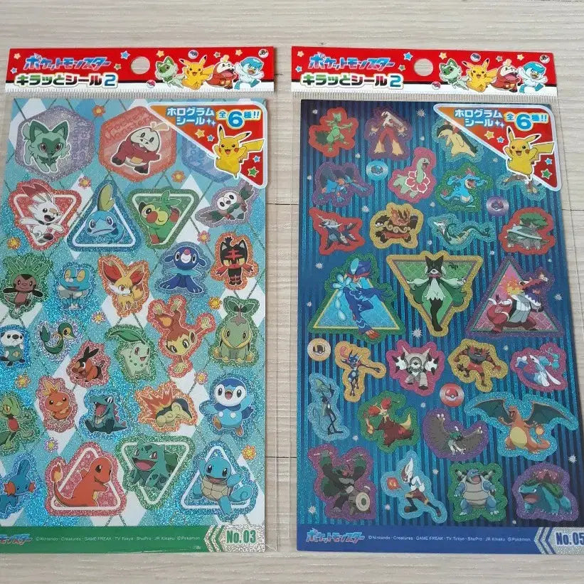 [BUNJANG] Pokemon Sticker Set / 포켓몬스터 스티커 세트