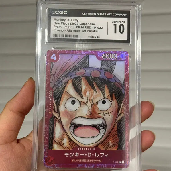 [BUNJANG] One Piece Card Film Red Luffy Sketch Promo CGC 10 / 일판 루피 필름레드 CGC10 원피스카드
