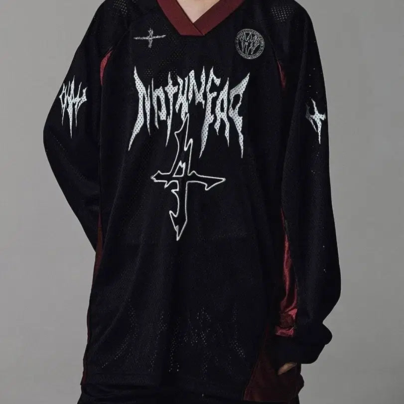 [BUNJANG] Not For None Mesh Long Sleeve / 낫포너드 메쉬 롱슬리브