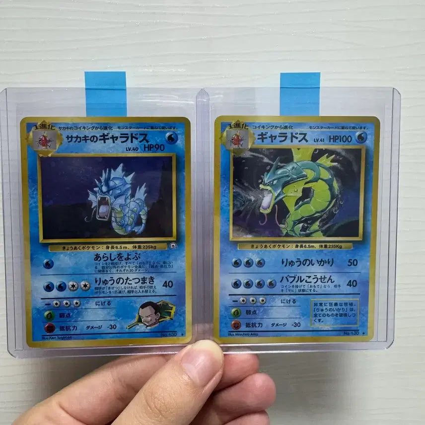[BUNJANG] Pokemon Card Gyarados & Magikarp Bundle / 포켓몬카드 초판 갸라도스 구뒷면 외 잉어킹 등 일괄