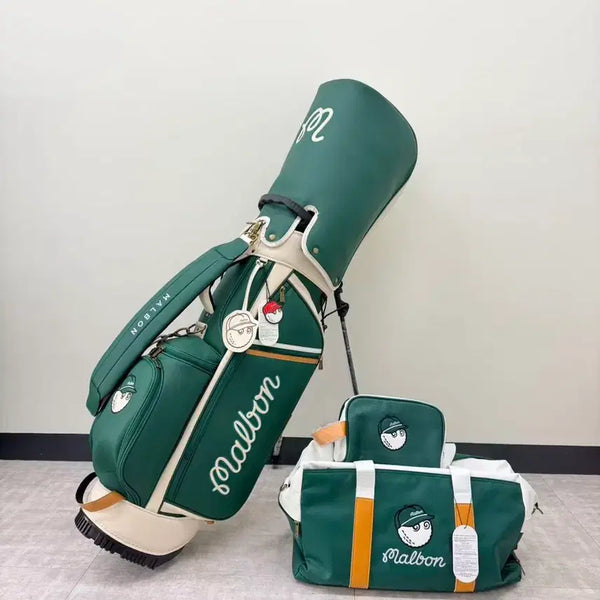 [BUNJANG] Malbon Stand Golf Caddy Bag Full Set / (당일배송) 말본 스탠드 캐디백 풀세트-새제품