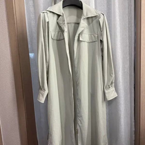[BUNJANG] YESSE Long Jumper Jacket / YESSE 바스락 롱점퍼 / 롱자켓 (거의 새상품)
