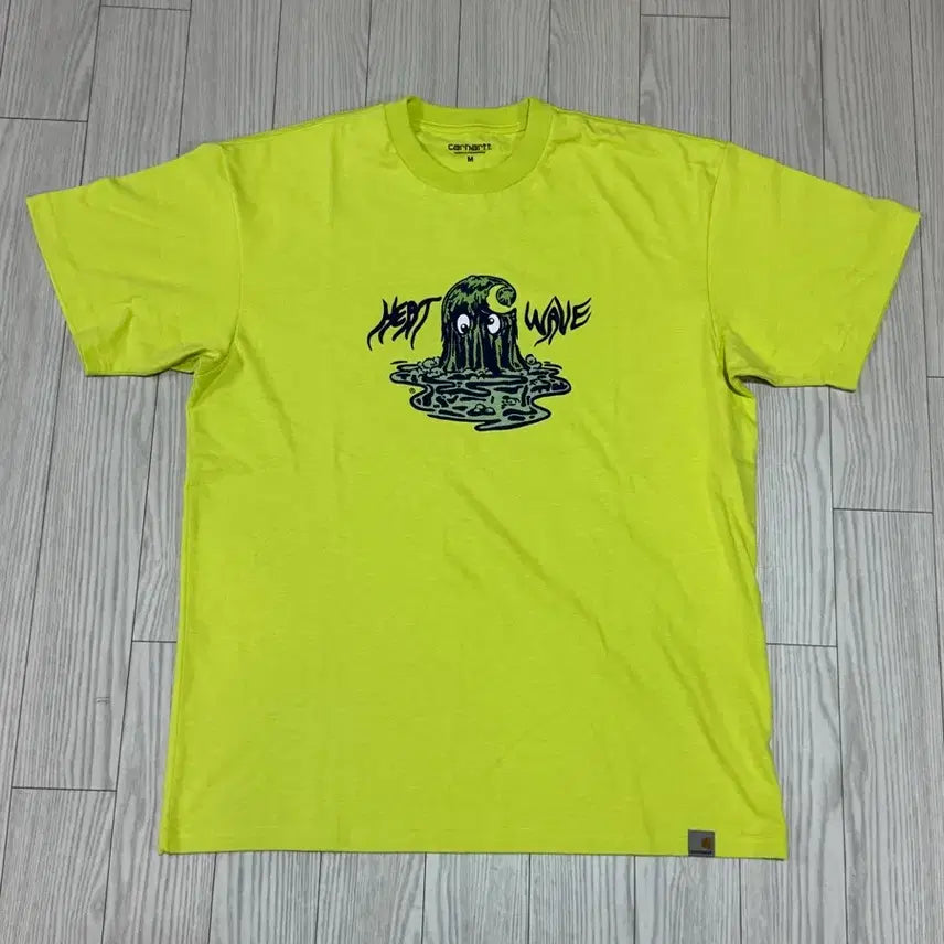 [BUNJANG] Carhartt WIP Oversized T-Shirt Lime Green M (Fits L/100) / 칼하트wip 오버핏반팔m(100느낌) 미사용제품