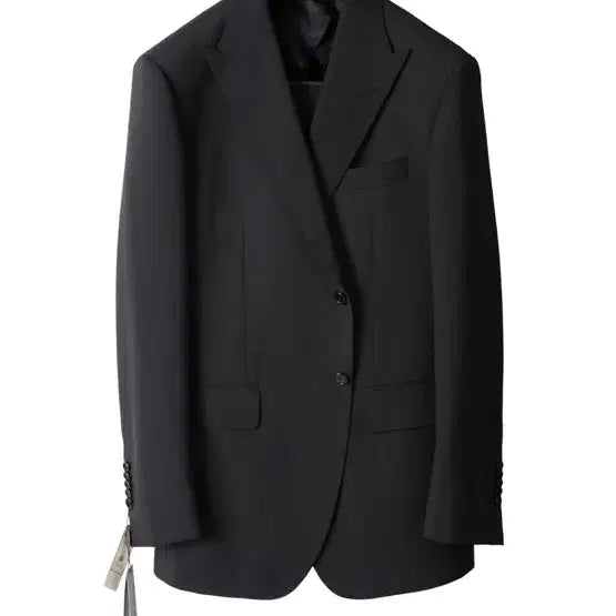 [BUNJANG] ELGANOVEMBER Colombo Fabric Single Suit Jacket Black / 새상품)엘가노벰버 콜롬보 원단 싱글 수트 자켓 블랙 (50)