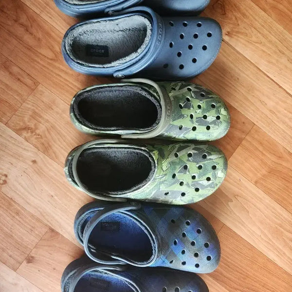[BUNJANG] Crocs Fur Slipper 3-Set / 크록스 털 슬리퍼 3종 세트