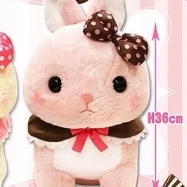 [BUNJANG] Amuse Large Strawberry Chocolate Rabbit Plush / 딸기초코 어뮤즈 대형 토끼 갸루 방꾸 마이멜로디 로즈보아 핀터깔 미소녀