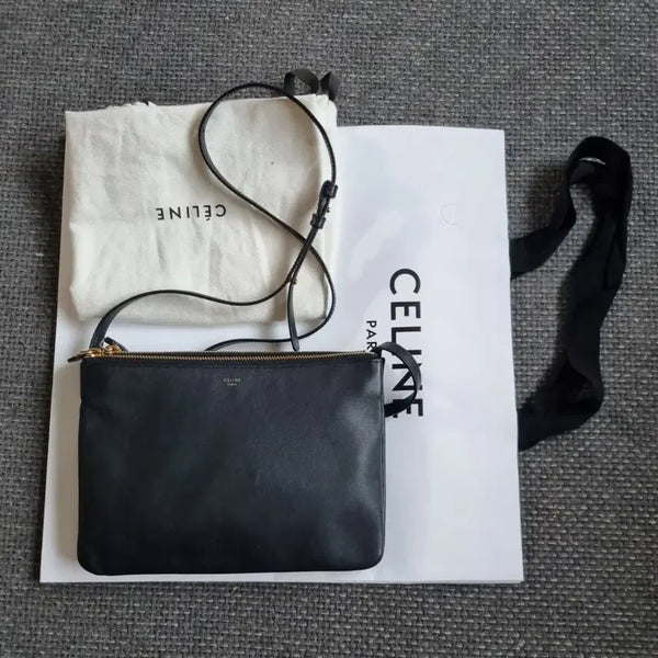 [BUNJANG] Celine Trio Bag Large Black / 셀린느 트리오백 라지