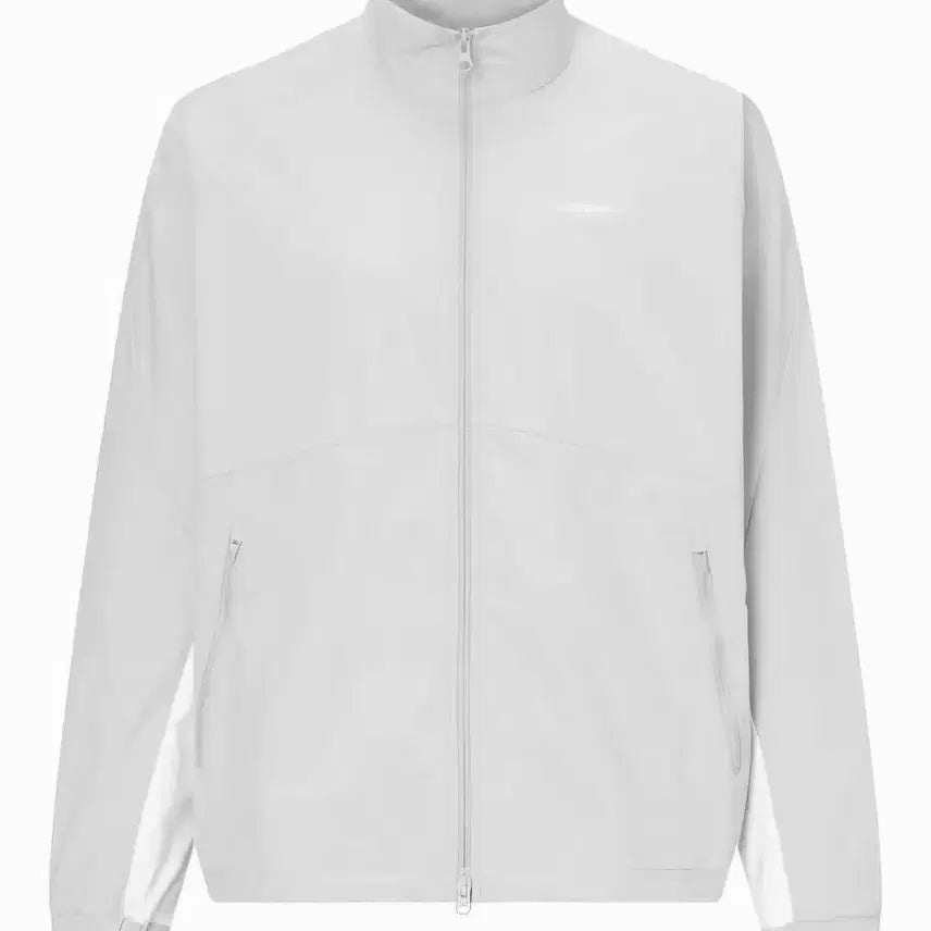 [BUNJANG] JILLSTUART Sport Grey Big Letter Stretch Woven Windbreaker Jumper Men's 105 / (새상품) 질스튜어트 정품 그레이 빅레터 스트레치 우븐 바람막이 점퍼