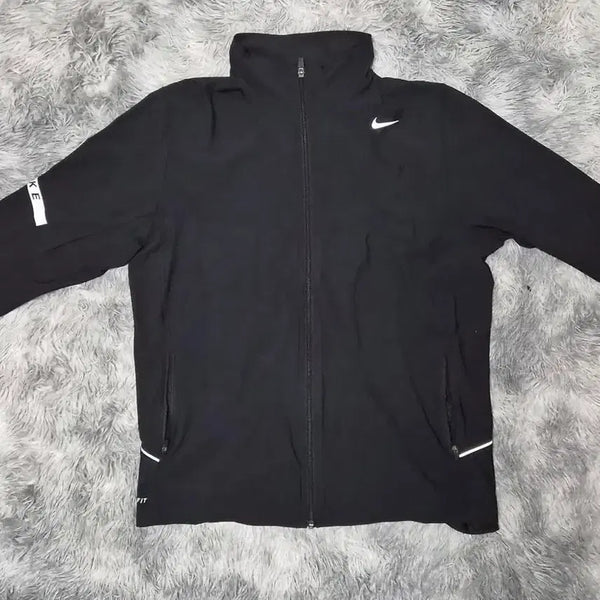 [BUNJANG] Nike Dri-FIT Windbreaker Jacket Black / 나이키 드라이핏 바람막이 자켓 블랙