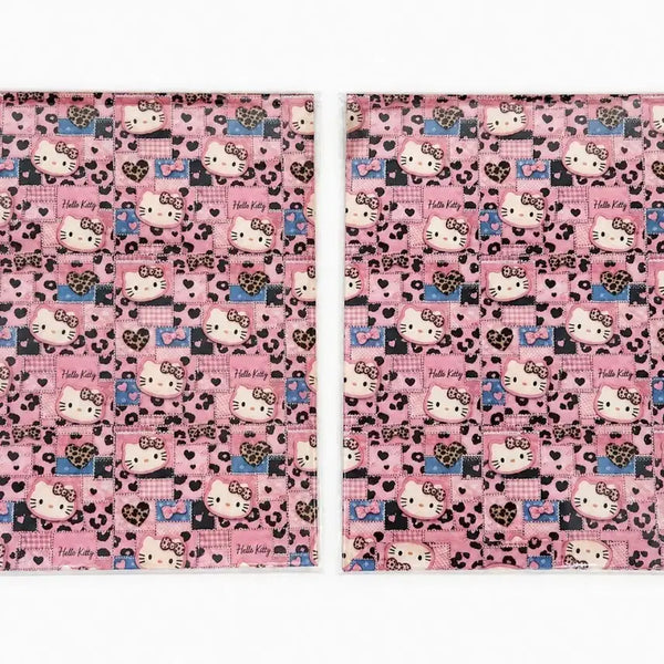 [BUNJANG] Pink Kitty Leopard Print Soolbong Wrapping Paper Set / 핑크키티 호피 수봉