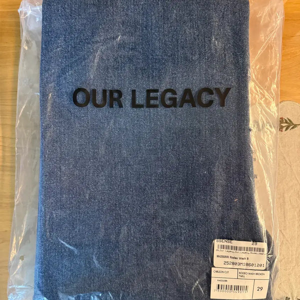 [BUNJANG] Our Legacy Carlson Cut Rodeo Wash Broken Twill Jeans / 아워레가시 칼슨컷 로데오 워시 브로큰 트윌 29 / our legacy