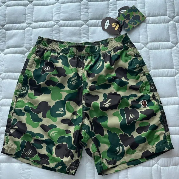 [BUNJANG] BAPE ABC Camo One Point Relaxed Fit Water Shorts / BAPE 베이프 ABC 카모 원포인트 워터 쇼츠 스윔팬츠 S