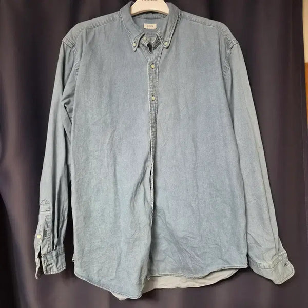 [BUNJANG] Siota Button-Down Denim Shirt Size 7 / 시오타 버튼다운 데님셔츠 7사이즈