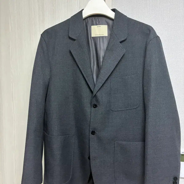 [BUNJANG] Pottery Wool Sports Setup Dark Gray / [3]포터리 울 스포츠 셋업 다크 그레이