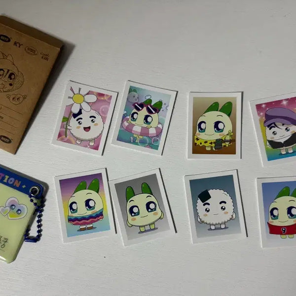 [BUNJANG] Onion Kungya Card Holder Keychain (with 10 ID Photos) / 양파쿵야 카드홀더(증명사진 10장) 키링