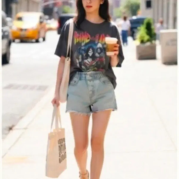 [BUNJANG] ZARA Distressed Hem Light Wash Denim Shorts (Size S) / 자라(ZARA) 밑단 커팅 연청 반바지 S
