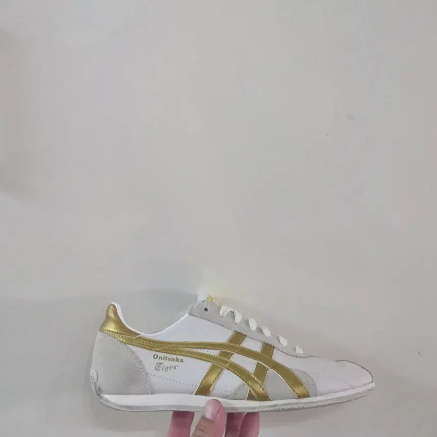 [BUNJANG] Onitsuka Tiger Runspark White Gold - Discontinued Model / [245] 오니츠카타이거 런스파크 화이트골드ㅡ단종매물