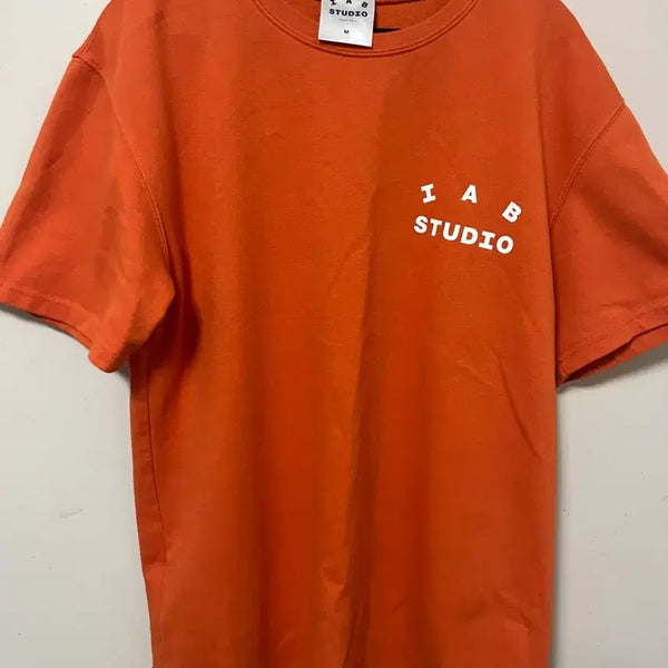 [BUNJANG] IAB STUDIO Short Sleeve T-Shirt Orange / IAB STUDIO 반팔 티셔츠 오렌지