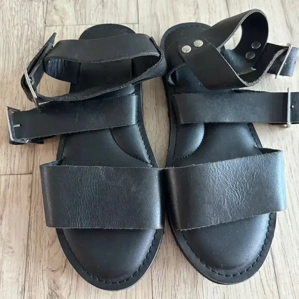 [BUNJANG] Chubasco Cordova Leather Strap Men's Sandals / 츄바스코 코르도바 가죽트랩 남성 샌들