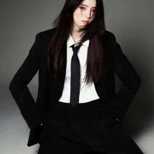 [BUNJANG] Musinsa Standard Women's Basic Blazer Black (Size M) / 한소희 PICK 무신사 우먼즈 베이식 블레이저 M/ 무신사 스탠다드 블레